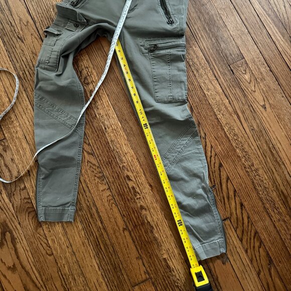 polo ralph lauren army  khaki 4 stretch cargo utlity blokecore preppy RRL pants - Picture 3 of 6